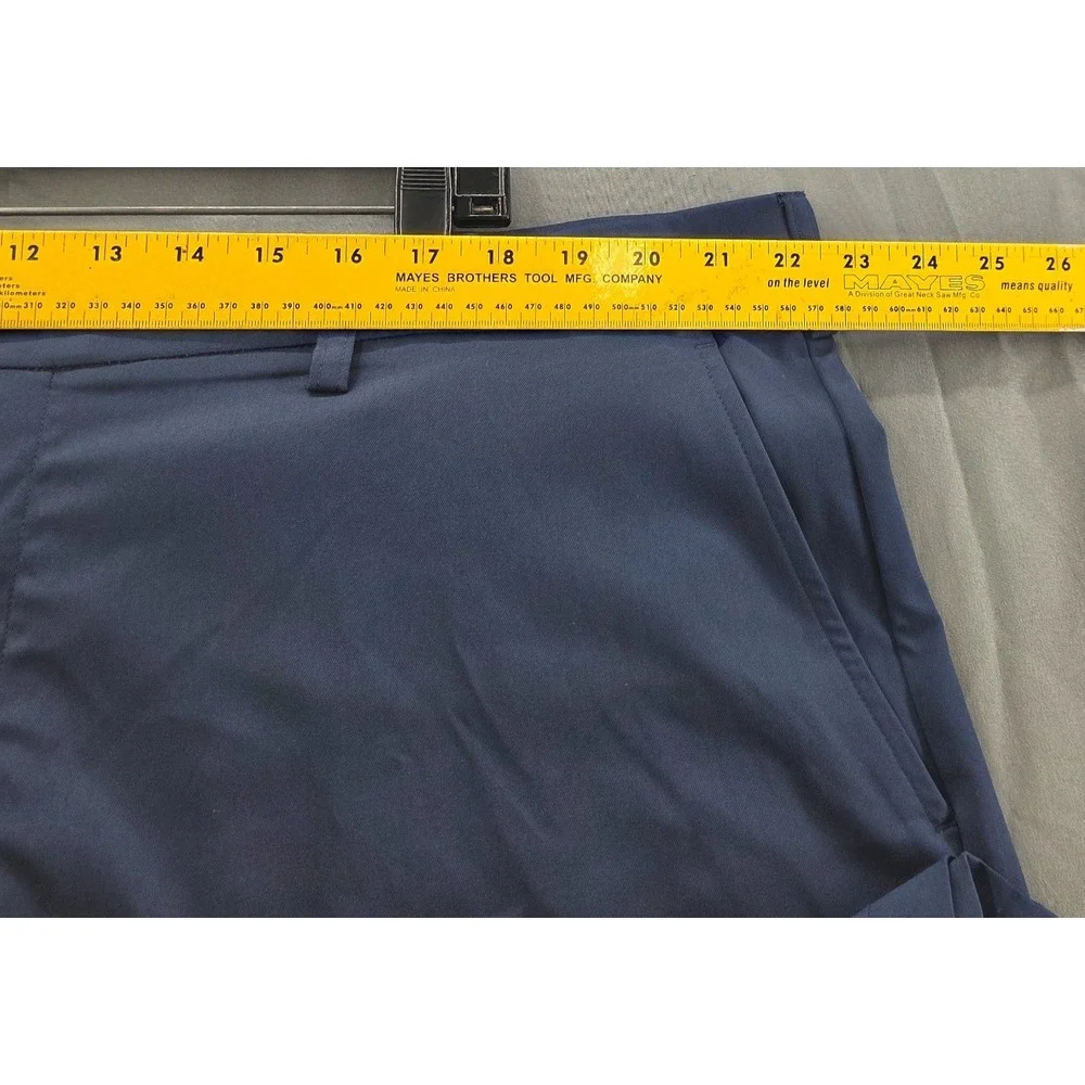 Roundtree & Yorke Mens 44 Navy Blue Performance Tall Classic Fit Shorts NWT